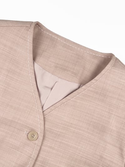 縫線細節短袖外套4