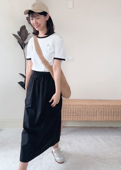 witharch撞色邊基礎Tee11