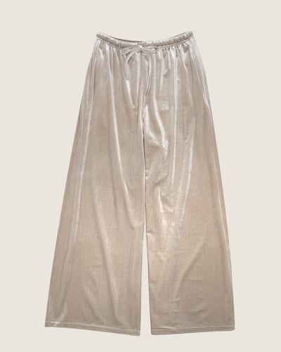 絲絨抽繩萬能褲-卡其7