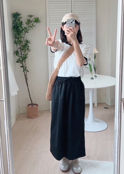 witharch撞色邊基礎Tee12