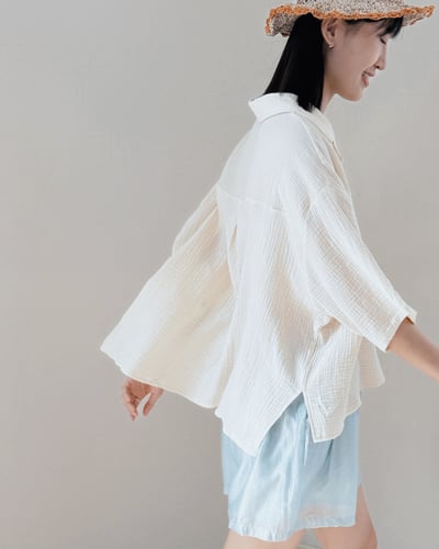 witharch-法式古巴襯衫-杏3