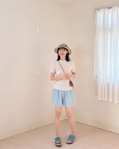 Q彈天絲基礎tee-杏4