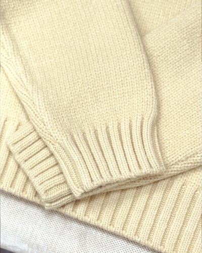 POLO領拉格蘭毛衣-黃5