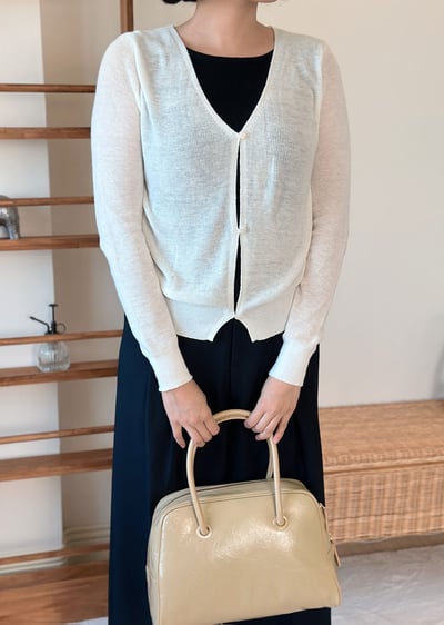 韓國假兩件針織衫10