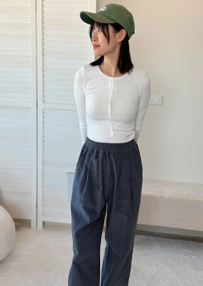 韓國蝴蝶結上衣3