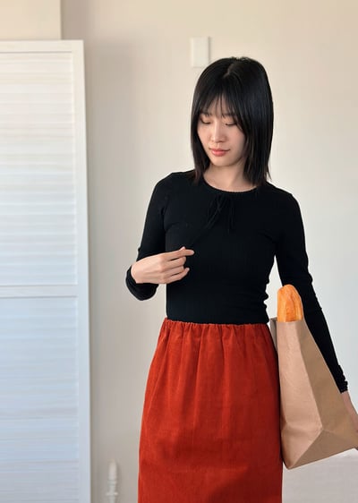 韓國蝴蝶結上衣12