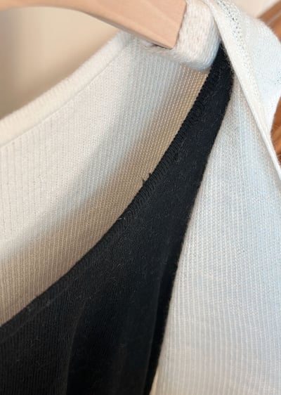 韓國假兩件針織衫16