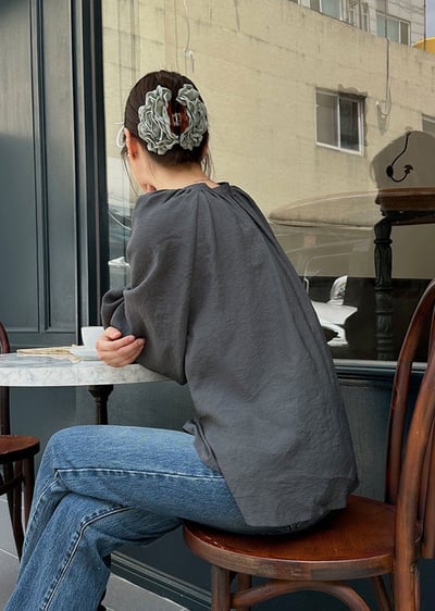 典雅微光澤扣衫6