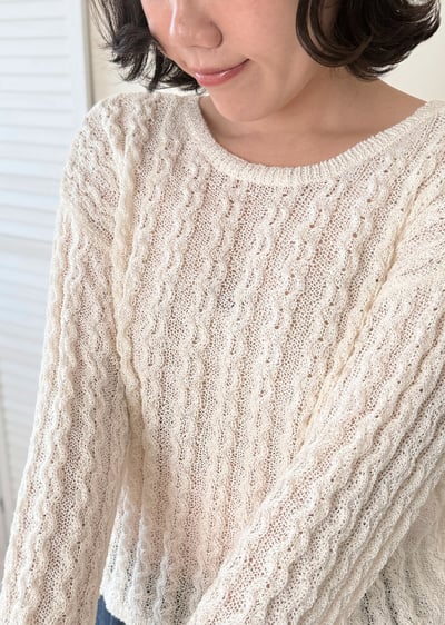 witharch前後穿綁帶開襟衫-杏6