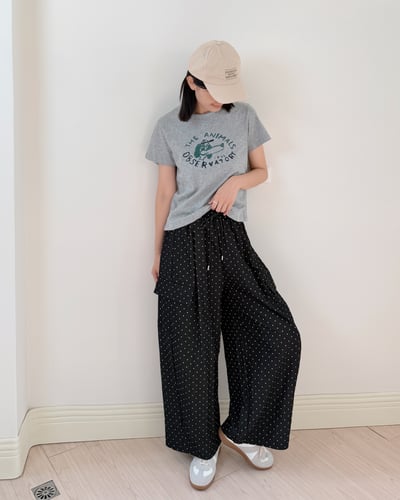 狗狗印圖寬鬆TEE6