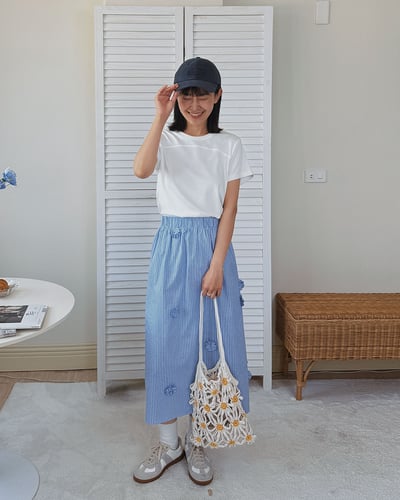 witharch莫代爾弧線tee-白2