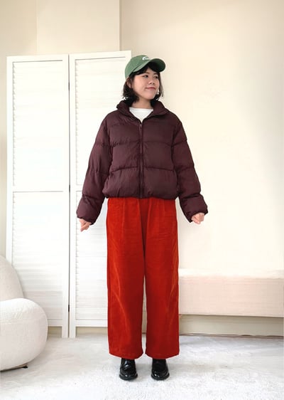 90鴨絨立領短外套3