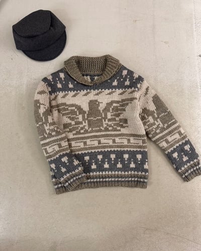 北歐蝴蝶緹花毛衣4