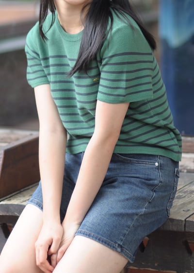 彈力五分牛仔短褲2