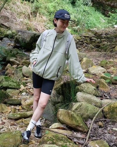 立領衝鋒衣外套2