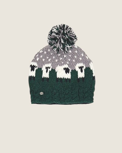 witharch手工羊羊帽-綠5