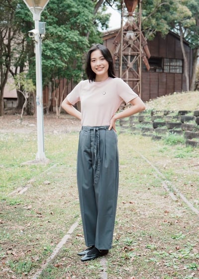 韓國綁帶西裝褲4