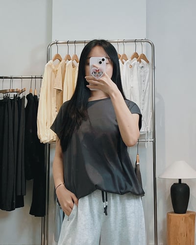 witharch莫代爾法式袖-深灰2