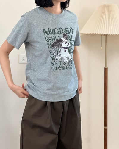 復古狗狗短Tee4