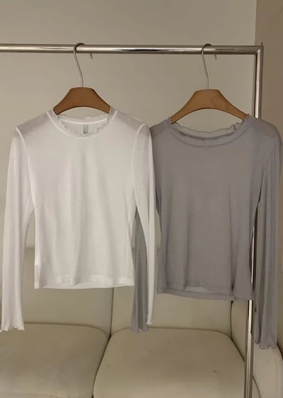 波紋透膚上衣10