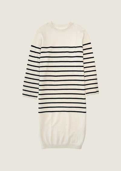 3D法式條紋洋裝1