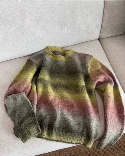 復古色調暈染毛衣5