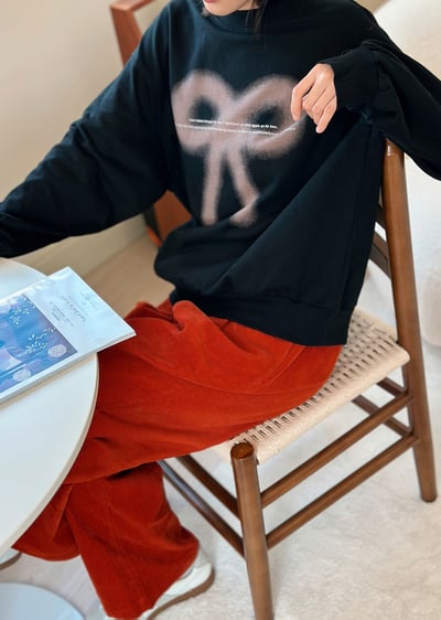 時髦蝴蝶結大學Tee6