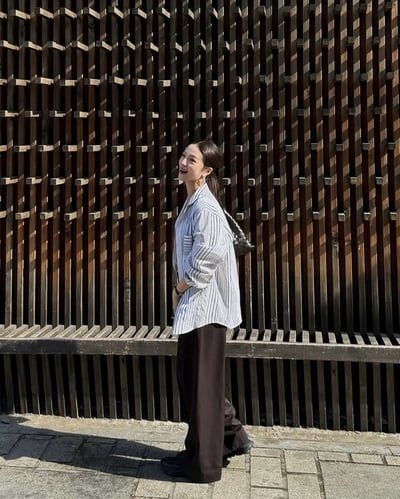 設計感條紋古巴襯衫5