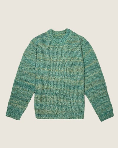 雪綿鬆軟毛衣-綠1