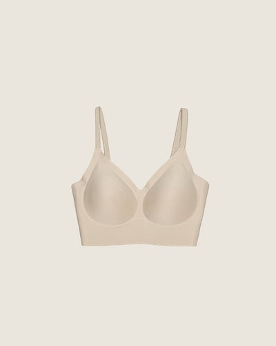 零束縛無痕必備V領Bra top-膚4