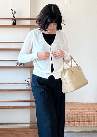 韓國假兩件針織衫13