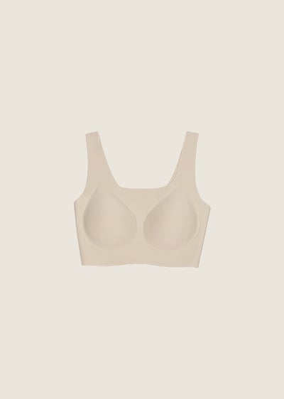 零束縛無痕必備U領Bra top-膚4