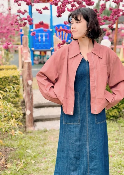 莓果皮革騎士夾克4