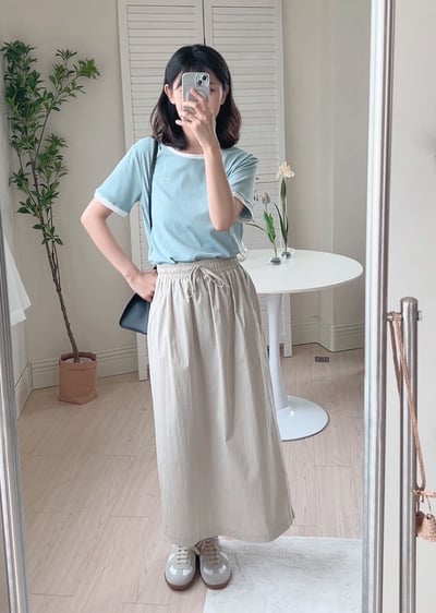 極簡抗皺工裝裙4