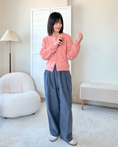 witharch燈心絨萬能長褲1