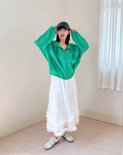 亞麻時髦機能外套4