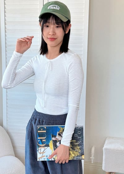 韓國蝴蝶結上衣6