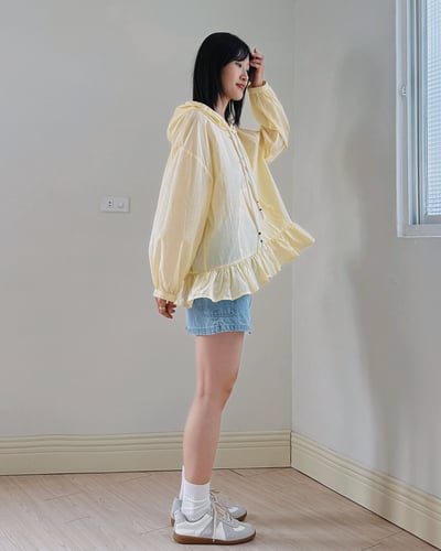 清透連帽傘擺防曬衫4