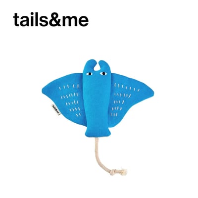 tails&me 尾巴與我 尾巴毛夥伴 寵物貓草玩具—魟魚1