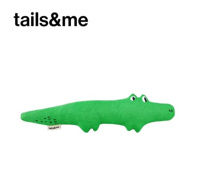 tails&me 尾巴與我 尾巴毛夥伴 寵物響紙玩具-鱷魚1