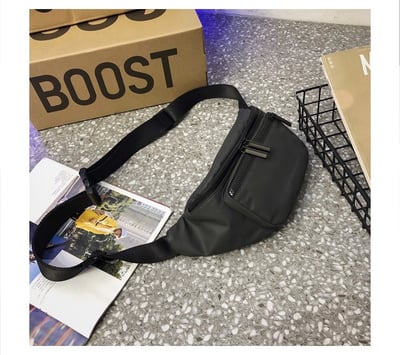 中性 字母設計 多功能簡約胸包 戶外防水包 5565