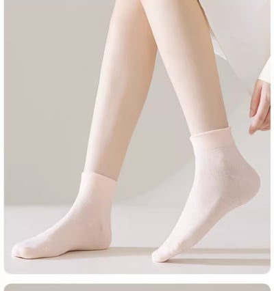 短襪純棉 短筒無骨襪 215