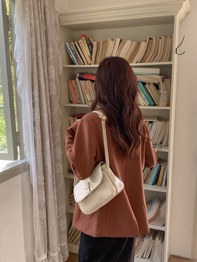 斜挎包 新款復古小方包 小眾腋下包 5226