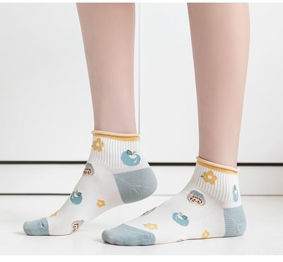 荷葉邊襪  短襪淺口春夏季ins潮 夏天船襪  453