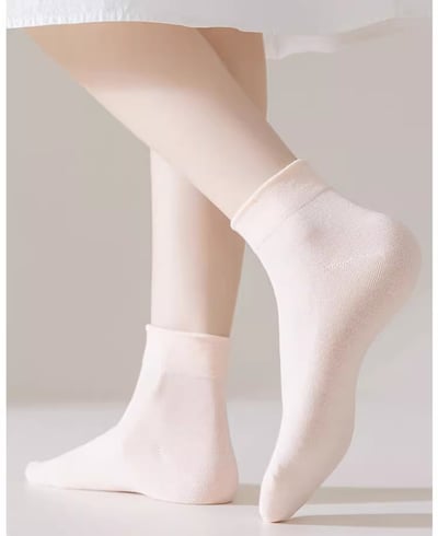 短襪純棉 短筒無骨襪 214