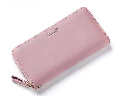 女士錢包 長款錢夾 拉鏈長皮夾  n5655
