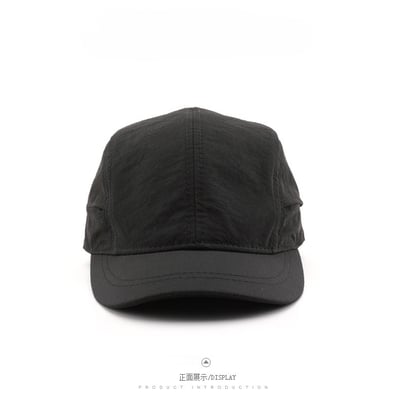日系個性短檐速乾棒球帽 純色百搭 防曬遮陽鴨舌帽 戶外 出遊 運動 休閒 四季 潮帽 n600323