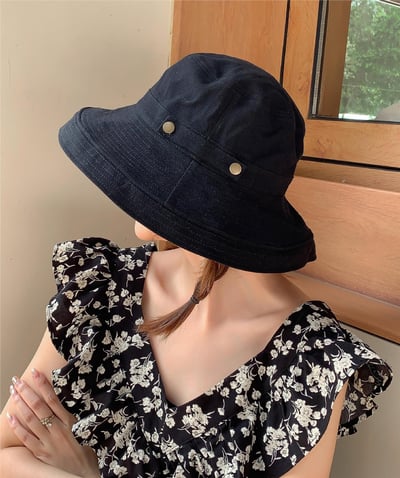 MISSRSHOP 防曬漁夫帽 女大帽簷遮陽帽 抗UV防紫外線  可折疊百搭 日系遮陽盆帽 n2650185