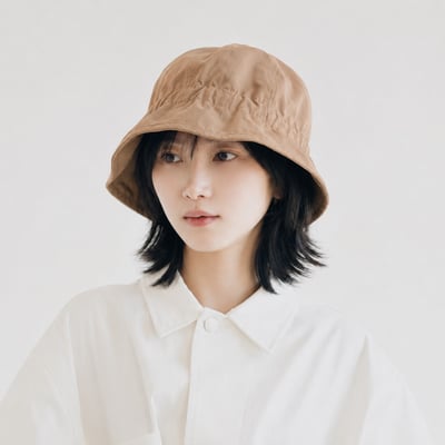 MISSRSHOP 韓系可折疊漁夫帽 女生防曬遮陽帽 大帽簷抽繩帽 百搭小臉 春夏太陽帽 n2650145