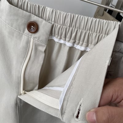 棉寬鬆休閒褲 高腰顯瘦 百搭闊腿九分褲 春秋款 休閒 時尚 潮流 女褲 百搭 舒適n600137